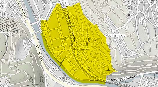 Immobilienpreisekarte Esslingen am Neckar Mettingen